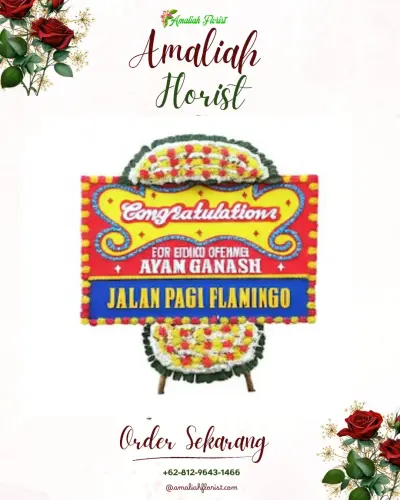 Bunga Papan Congratulation di Sekip Jaya